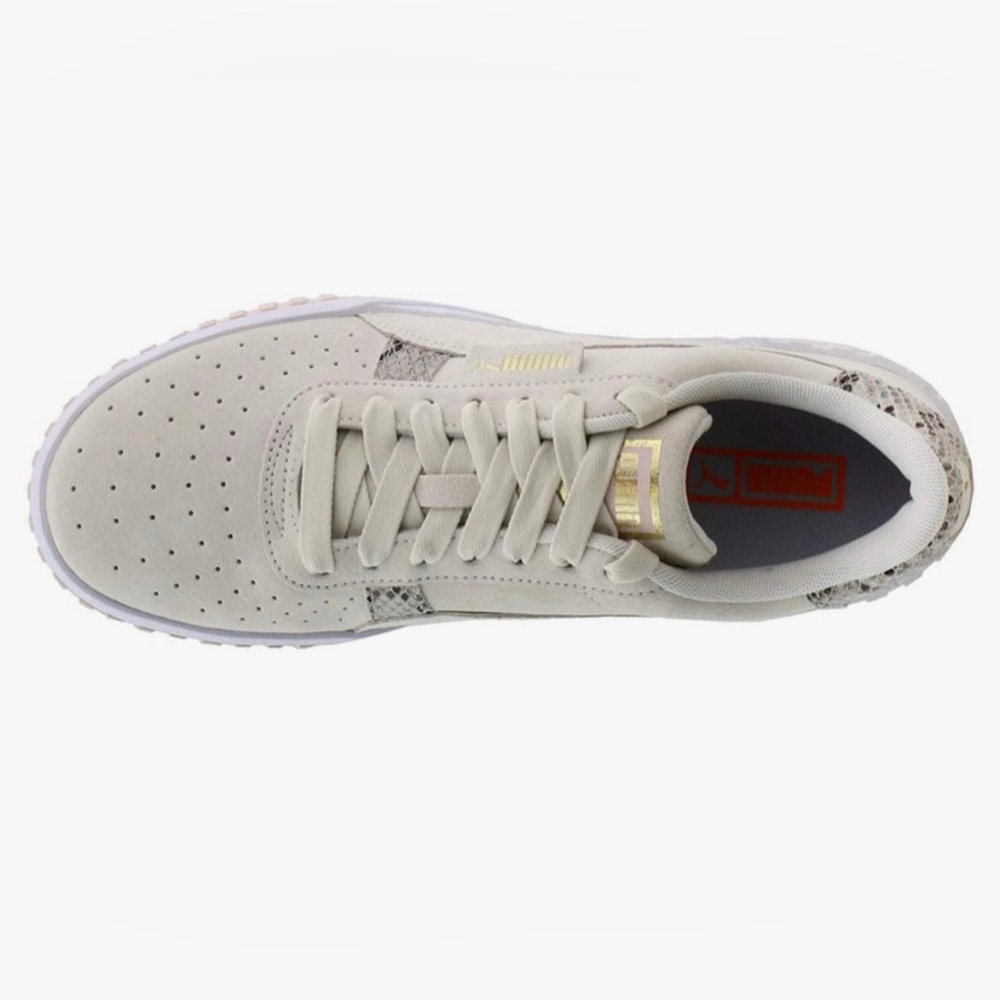 Used Good condition Puma womens Cali Suede Snake Platform Sneakers size 8.5 - Picture 4 of 15